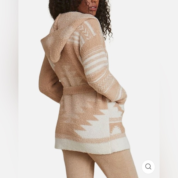 Barefoot Dreams Cozychic Patchwork Cardigan - Picture 2 of 6